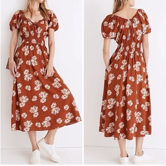 steve madden dress TORI Cocoa Midi Button Up Size:48 inch (+$8.00) Woven-Dresses Light Blue Summer Dress: